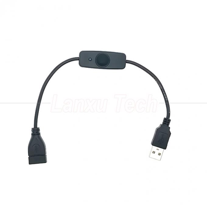USB tipo C maschio a femmina su off Silicon Cap Switch Cable di estensione per Raspberry Pi Lamp Fan 4