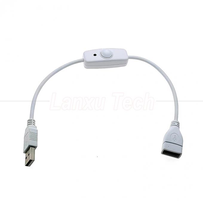 USB tipo C maschio a femmina su off Silicon Cap Switch Cable di estensione per Raspberry Pi Lamp Fan 5