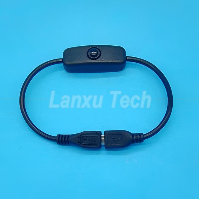 USB tipo C maschio a femmina su off Silicon Cap Switch Cable di estensione per Raspberry Pi Lamp Fan 6