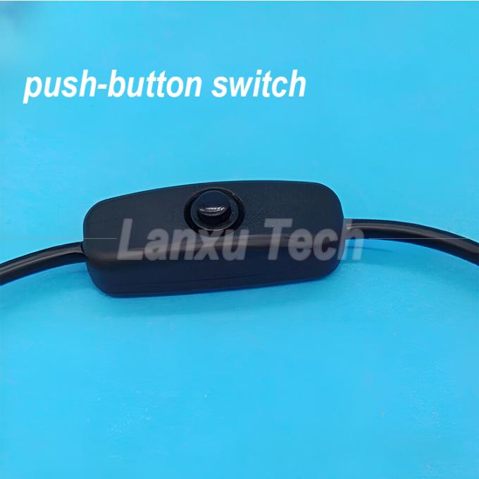 USB Micro B estensione maschio a femmina on off pulsante 501 cavo di interruttore 3
