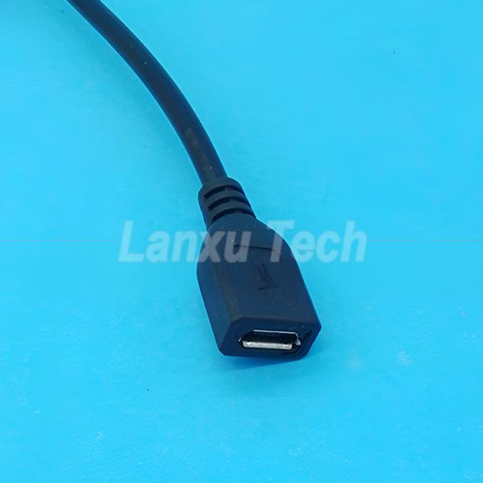 USB Micro B estensione maschio a femmina on off pulsante 501 cavo di interruttore 5