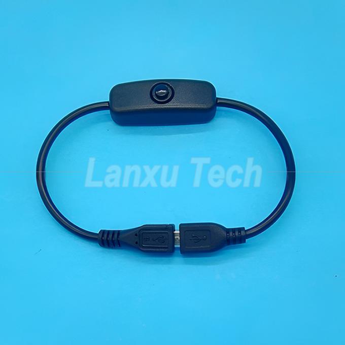 USB Micro B estensione maschio a femmina on off pulsante 501 cavo di interruttore 6