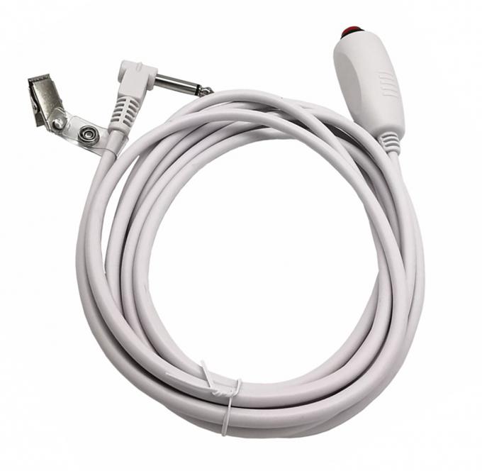 Custom 6.35 Single Button Switch Line Emergency Call Button Nurse Call Cable con clip per il sistema di chiamata infermieristico della stazione infermieristica 6