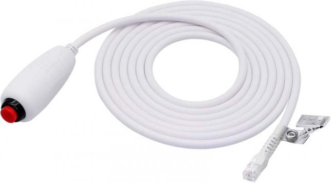 Custom RJ11 6Pin 4Core Single Button Hand Grip Cable di chiamata infermiera con clip per la stazione infermiera 5