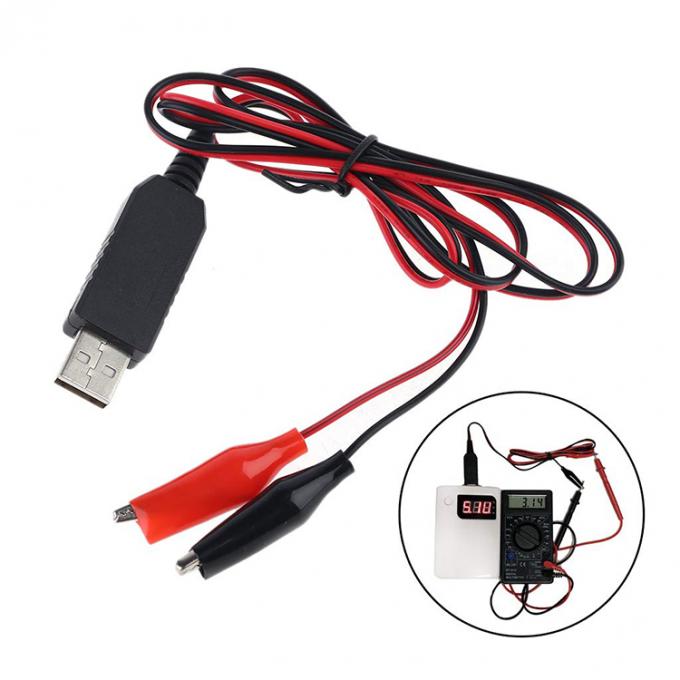 AA AAA Batteria eliminatore Repace Batteria USB da 5v a 1.5v 3v 4.5v Step down Cable di caricabatterie per LED luce giocattolo elettrico 1
