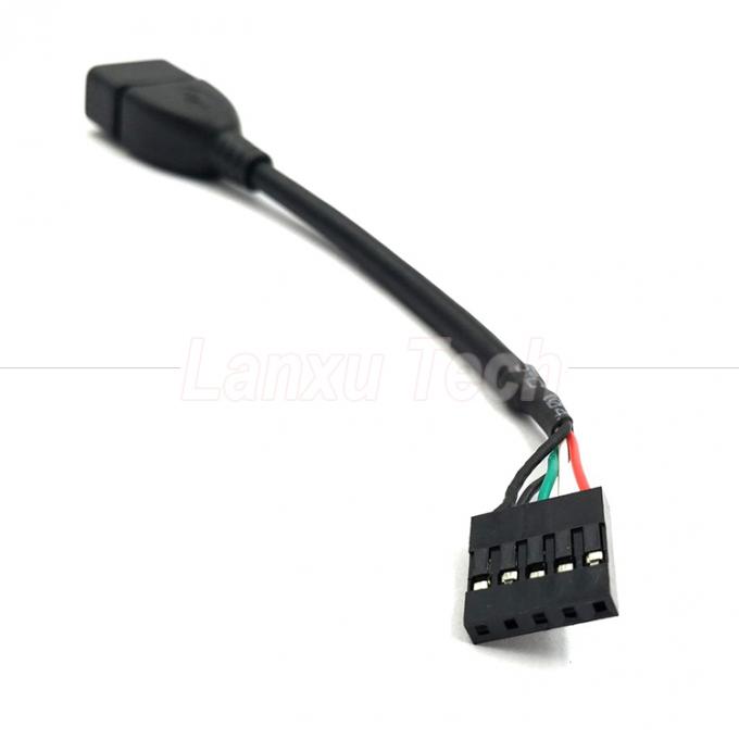 Cable per scheda madre USB 2.0 tipo A femminile con intestazione a 5 pin Dupont Connector Wire 1