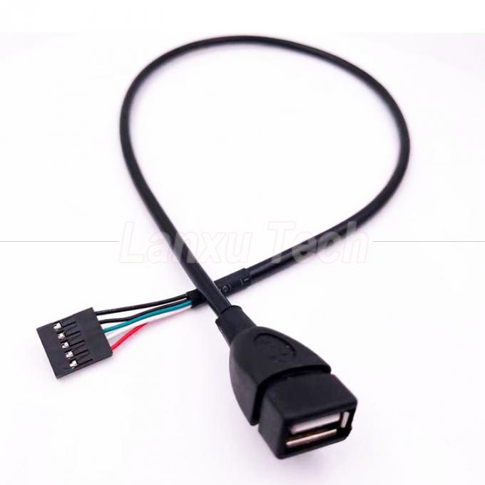 Cable per scheda madre USB 2.0 tipo A femminile con intestazione a 5 pin Dupont Connector Wire 4