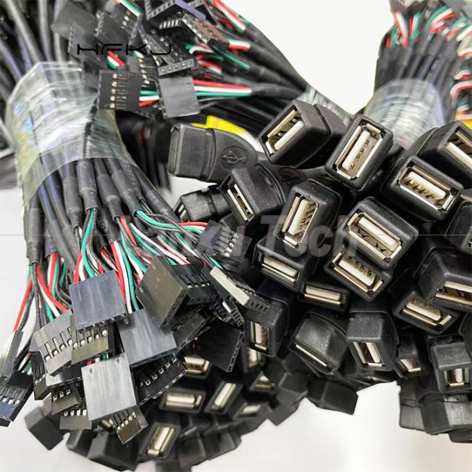 Cable per scheda madre USB 2.0 tipo A femminile con intestazione a 5 pin Dupont Connector Wire 5