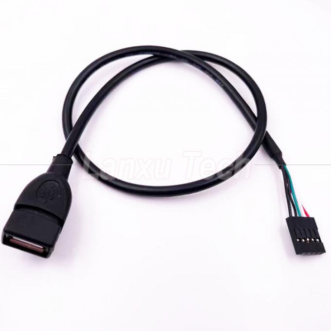 Cable per scheda madre USB 2.0 tipo A femminile con intestazione a 5 pin Dupont Connector Wire 3