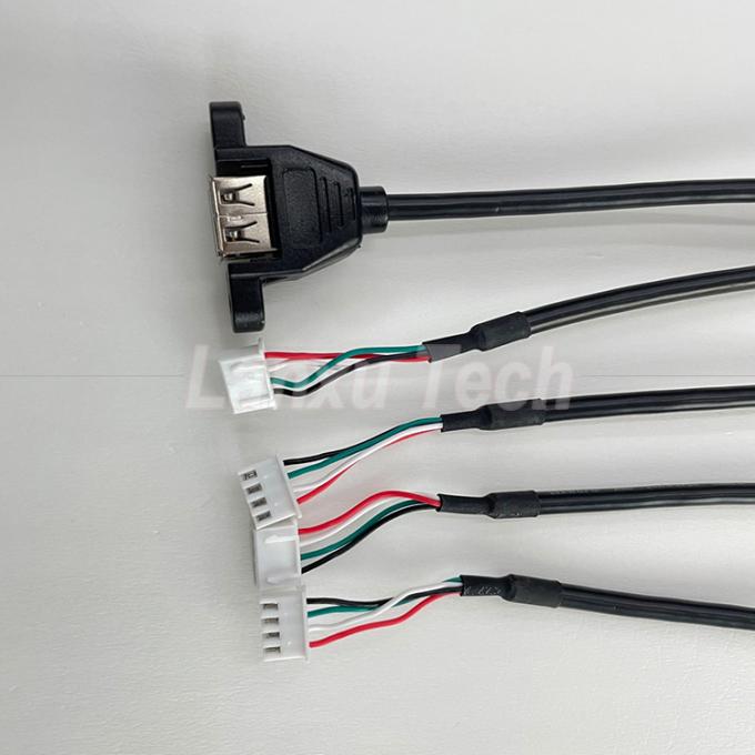Cable USB 2.0 da montare su pannello tipo A a JST XH PH VH 4 pin 4