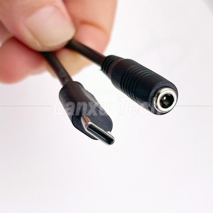Cable di estensione di carica di potenza da 5V tipo C a CC 3,5x1,35 mm 5,5x2,1 mm per ventole di lampadina da scrivania a LED 2