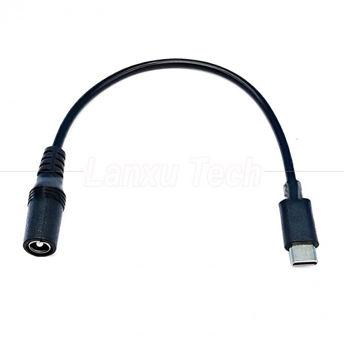 Micro USB Maschio a DC 3.5x1.35mm Femminile Jack Cable di estensione di alimentazione per ventilatori Strip LED 1