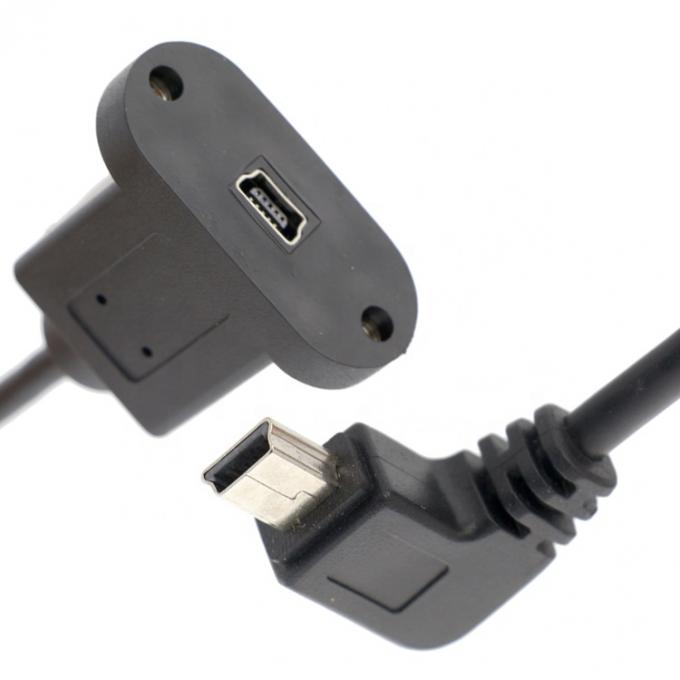 Cable di estensione da maschio a femmina Mini USB Panel Mount 2