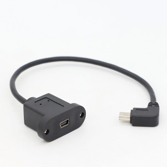 Cable di estensione da maschio a femmina Mini USB Panel Mount 1