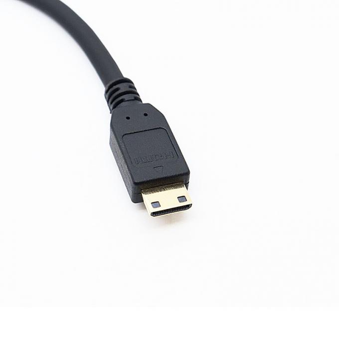 Mini HD-MI Maschio a HD-MI Femminile Converter Cavo di estensione impermeabile per auto camion barca computer moto 2