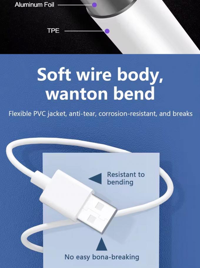 Cable di ricarica veloce da USB a tipo C per Huawei Android Phone 5