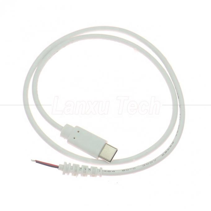 Personalizzazione USB Tipo C Maschio Femminile a Nudo Cavo del caricabatterie di fine cinghiale con sollievo dalla tensione 1