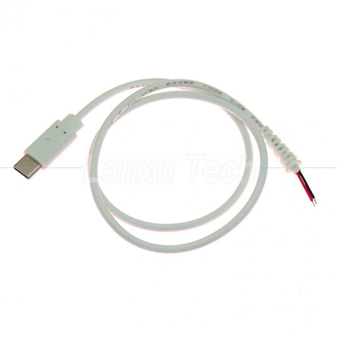 Personalizzazione USB Tipo C Maschio Femminile a Nudo Cavo del caricabatterie di fine cinghiale con sollievo dalla tensione 3
