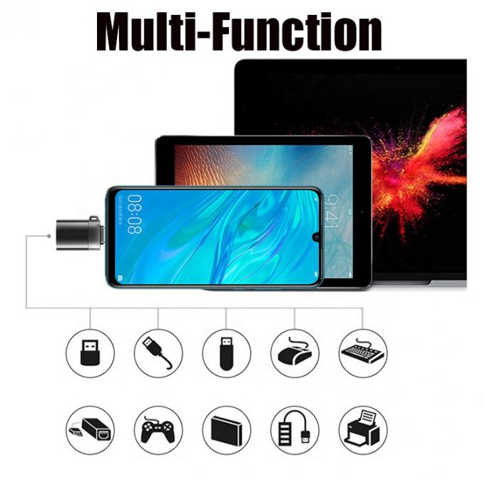 Mini Lanyard Metal Shell Portatile Tipo C 3.1 Maschio ad USB 3.0 Adapter Femminile 3