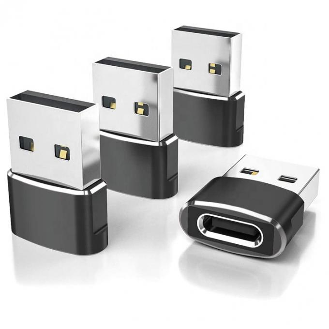 Adaptatore da USB maschio a USB femmina di tipo C con guscio metallico multicolore 0
