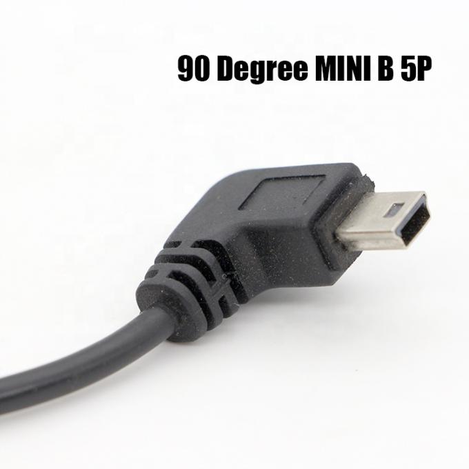 CUSTOM 90 gradi angolo destro Mini B USB a femmina DB9 RS232 cavo seriale 3