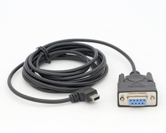 CUSTOM 90 gradi angolo destro Mini B USB a femmina DB9 RS232 cavo seriale 6