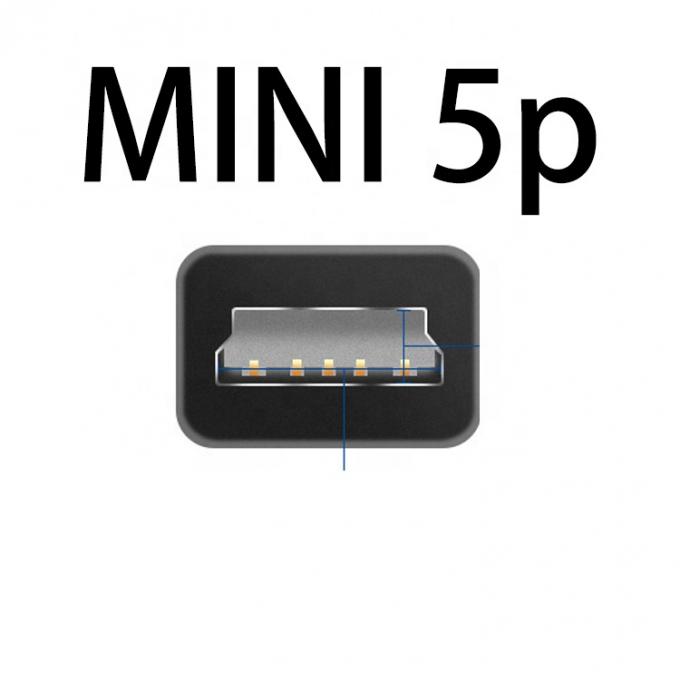 Assemblaggio personalizzato Mini B 5p Cable USB a RJ9 RJ11 2