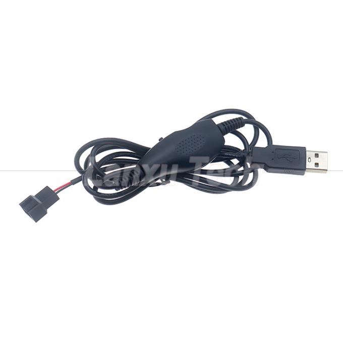 Adjustabile USB 5V Step up Boost a DC 12V 3 Pin 4 Pin Connector Fan Speed Controller Power Adapter Cable per PC di raffreddamento del ventilatore 0