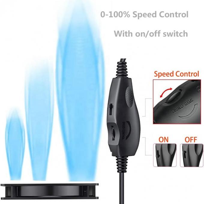 Adjustabile USB 5V Step up Boost a DC 12V 3 Pin 4 Pin Connector Fan Speed Controller Power Adapter Cable per PC di raffreddamento del ventilatore 3