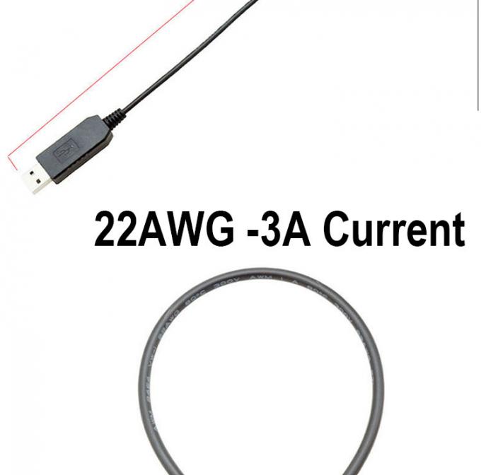 USB da 5V a 12V Voltage Step Up 3 pin e 4 pin PC Cable di adattatore di alimentazione del ventilatore 3