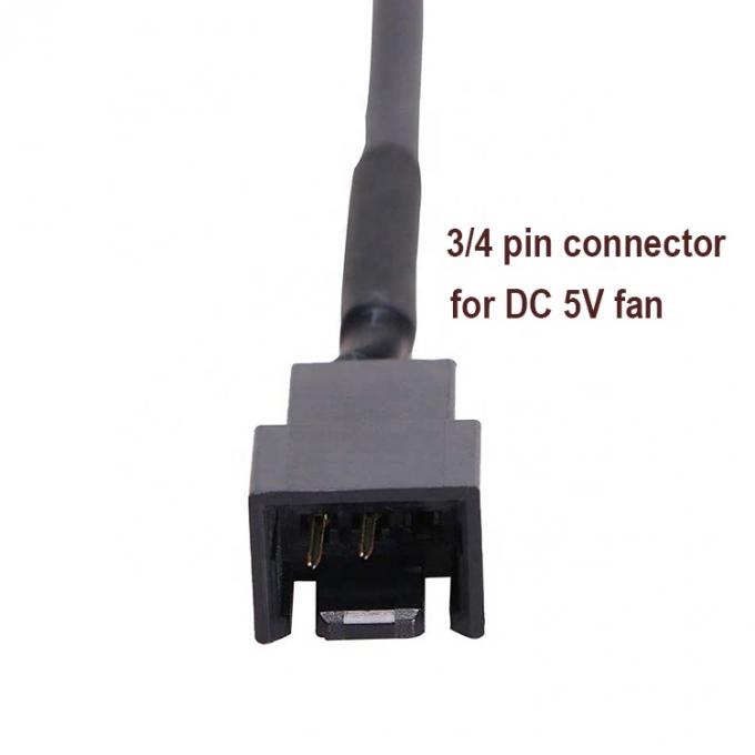 USB a 3 pin 4 pin Molex femminile PWM 5V Case Caldaio per computer raffreddatore di ventilatore alimentazione Adapter Cable connettore 1