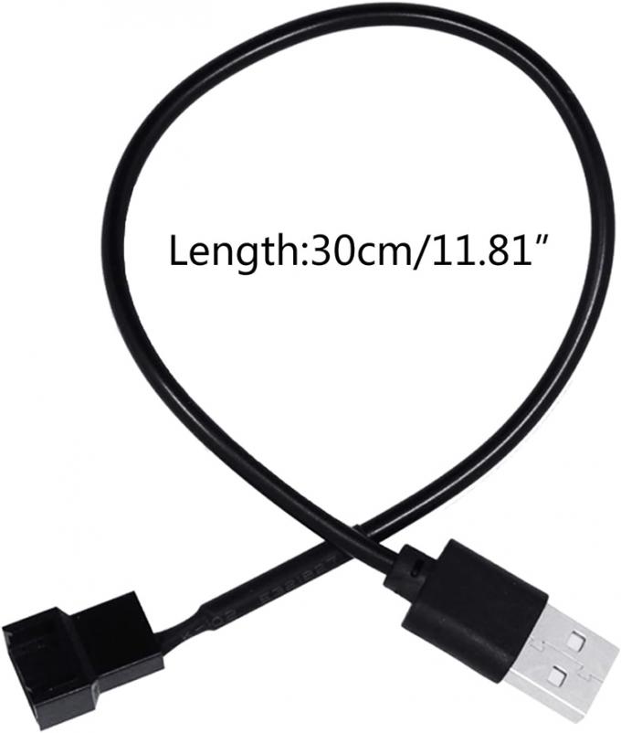 USB a 3 pin 4 pin Molex femminile PWM 5V Case Caldaio per computer raffreddatore di ventilatore alimentazione Adapter Cable connettore 4