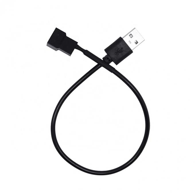 USB a 3 pin 4 pin Molex femminile PWM 5V Case Caldaio per computer raffreddatore di ventilatore alimentazione Adapter Cable connettore 3