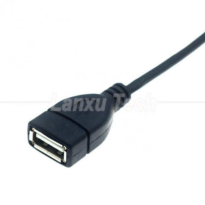 Portatile corto angolo destro di 90 gradi Micro V8 a USB presa femminile cablo adattatore OTG per telefono portatile 2