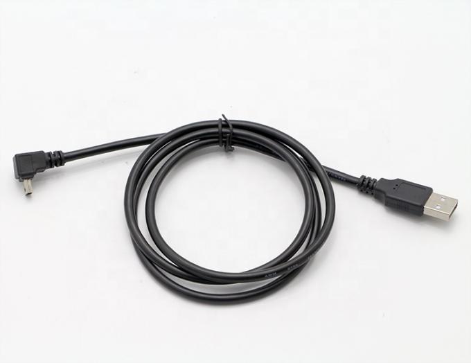 OEM destra sinistra verso l'alto verso il basso angolo di 90 gradi MINI cavo USB per PS3 Controller MP3 Camera 1