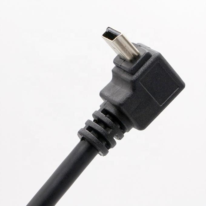 OEM destra sinistra verso l'alto verso il basso angolo di 90 gradi MINI cavo USB per PS3 Controller MP3 Camera 5