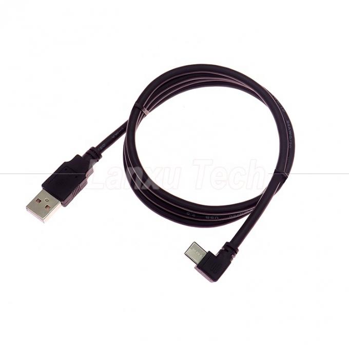 1m 2m 3m 5m carica dati 90 gradi verso l'alto verso il basso angolo sinistro destro cavo di estensione USB a tipo C 0