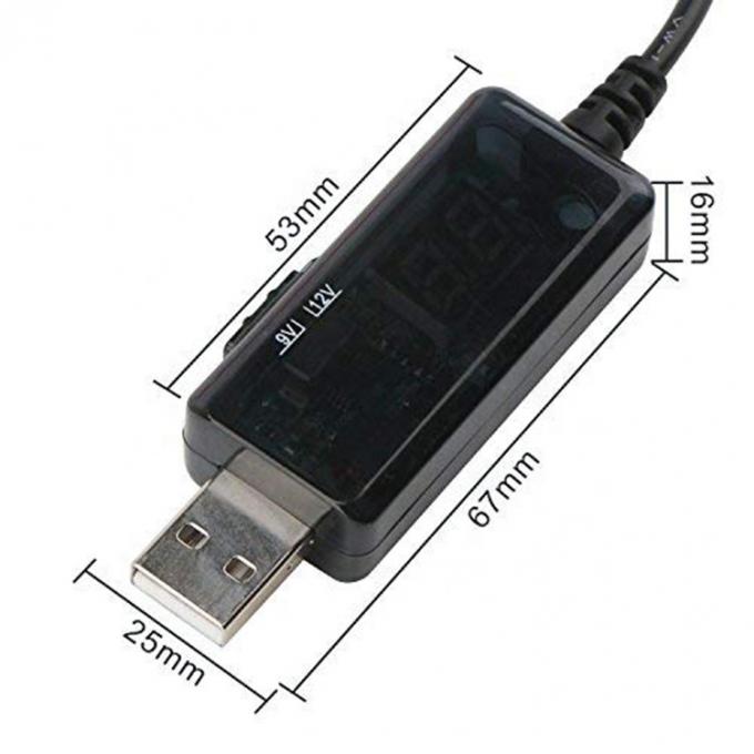 Display a LED Multi Compatibile Voltage Set Up Booster da 5V a 9V 12V USB a cavo caricabatterie DC 4