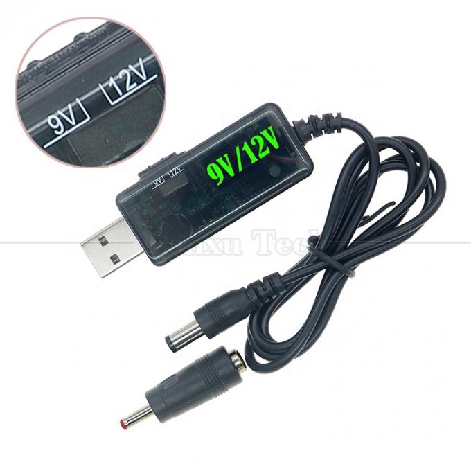 1m Drok 5V USB per potenziare 9V 12V Step Up Multi Output DC Converter Cable per modem del router 3