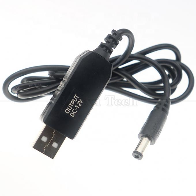 Vendita a caldo 5V USB a 9V 12V DC Output Converter Booster Wifi Modem Router Cable di alimentazione 4