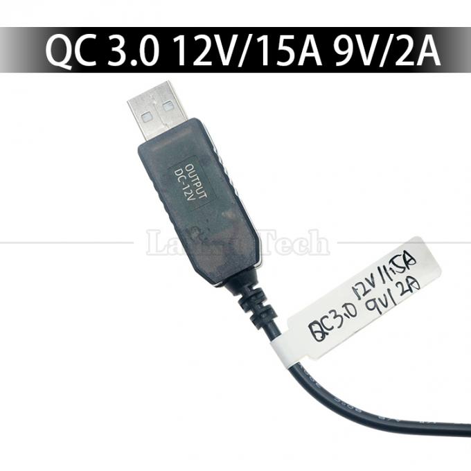 QC3.0 QC2.0 QC carica grande uscita 12V 1.5A 9V 2A 5V a 12V cavo caricabatterie USB per la striscia a led del router 4