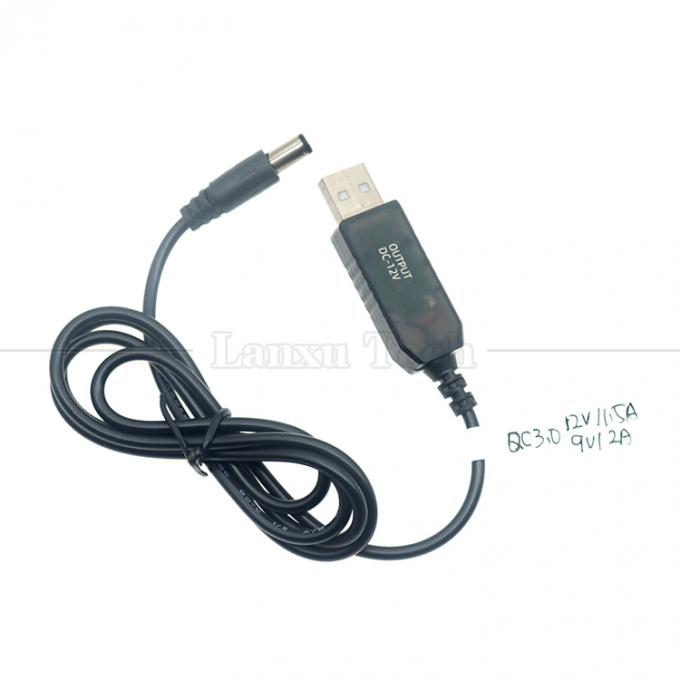 QC3.0 QC2.0 QC carica grande uscita 12V 1.5A 9V 2A 5V a 12V cavo caricabatterie USB per la striscia a led del router 7
