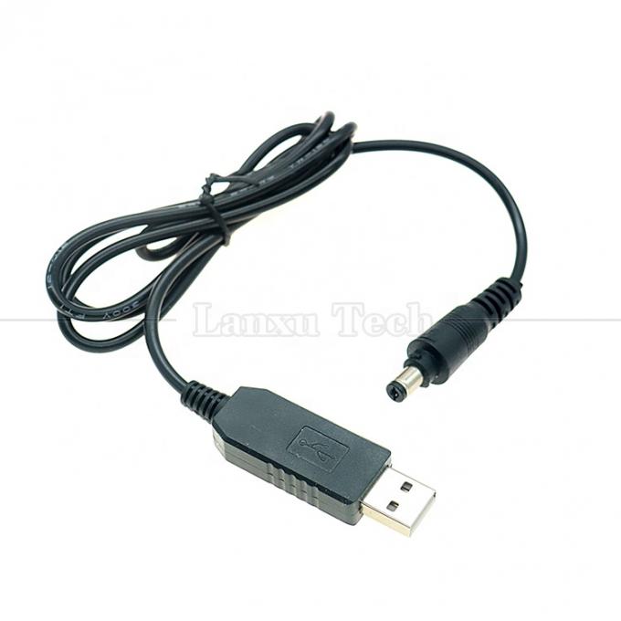 Alta qualità da 5V USB a 12V uscita DC 5.5x2.1mm blocco connettore Booster impostare il cavo USB di alimentazione per LED Strip String Lampade lampadina 3
