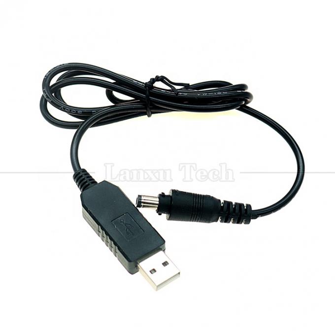 Alta qualità da 5V USB a 12V uscita DC 5.5x2.1mm blocco connettore Booster impostare il cavo USB di alimentazione per LED Strip String Lampade lampadina 6