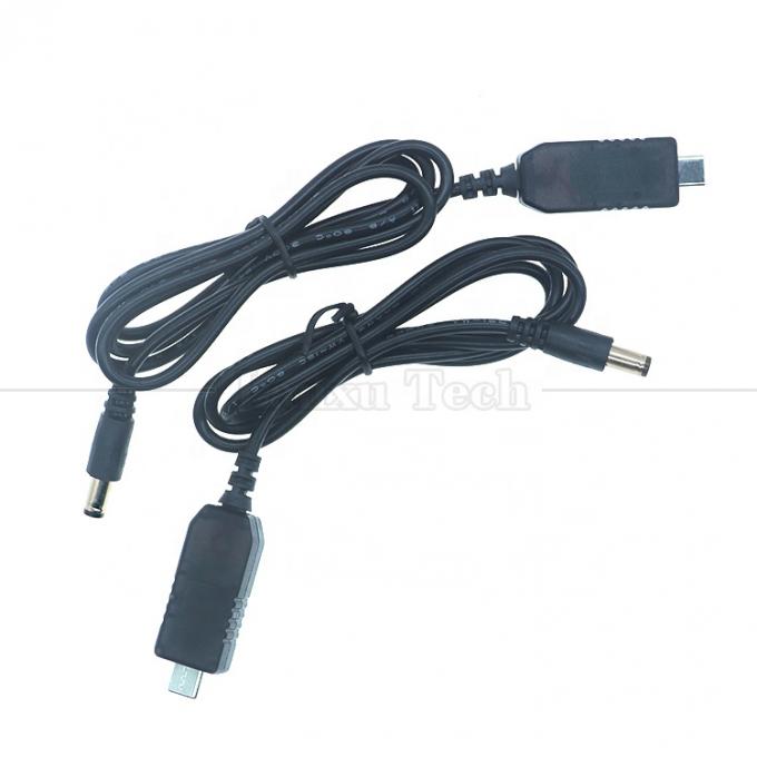 Cable di usb di tipo C a corrente continua 5.5x2.1mm 8.4v 7.4v 6v 4.5v 3.6v 3v 2.4v 9v 12v Cavo di uscita per circuito di strisce luminose a LED del router Wifi 1