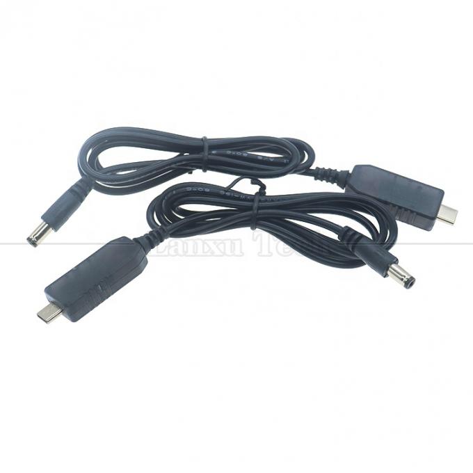 Cable di usb di tipo C a corrente continua 5.5x2.1mm 8.4v 7.4v 6v 4.5v 3.6v 3v 2.4v 9v 12v Cavo di uscita per circuito di strisce luminose a LED del router Wifi 6