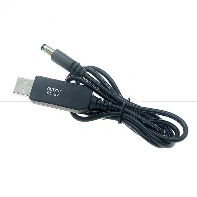 High Quality Booster 5V USB a 9V DC 5.5x2.1mm Step Up Converter Power Charger Cable per Wifi Router Modem 5