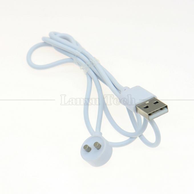 2 PIN USB Magnetico Spazzolino da denti elettrico Strumenti di bellezza per adulti Giocattoli sessuali Vibratore Cable caricabatterie 2