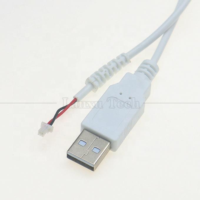 Assemblaggio personalizzato USB A Maschio a JST 2pin 1.0mm 2.0mm 1.25mm Pitch SHR MX XH SH VH PH Cable connettore 0