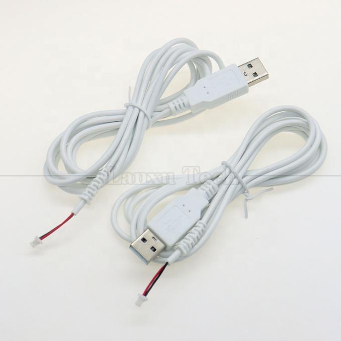 Assemblaggio personalizzato USB A Maschio a JST 2pin 1.0mm 2.0mm 1.25mm Pitch SHR MX XH SH VH PH Cable connettore 1